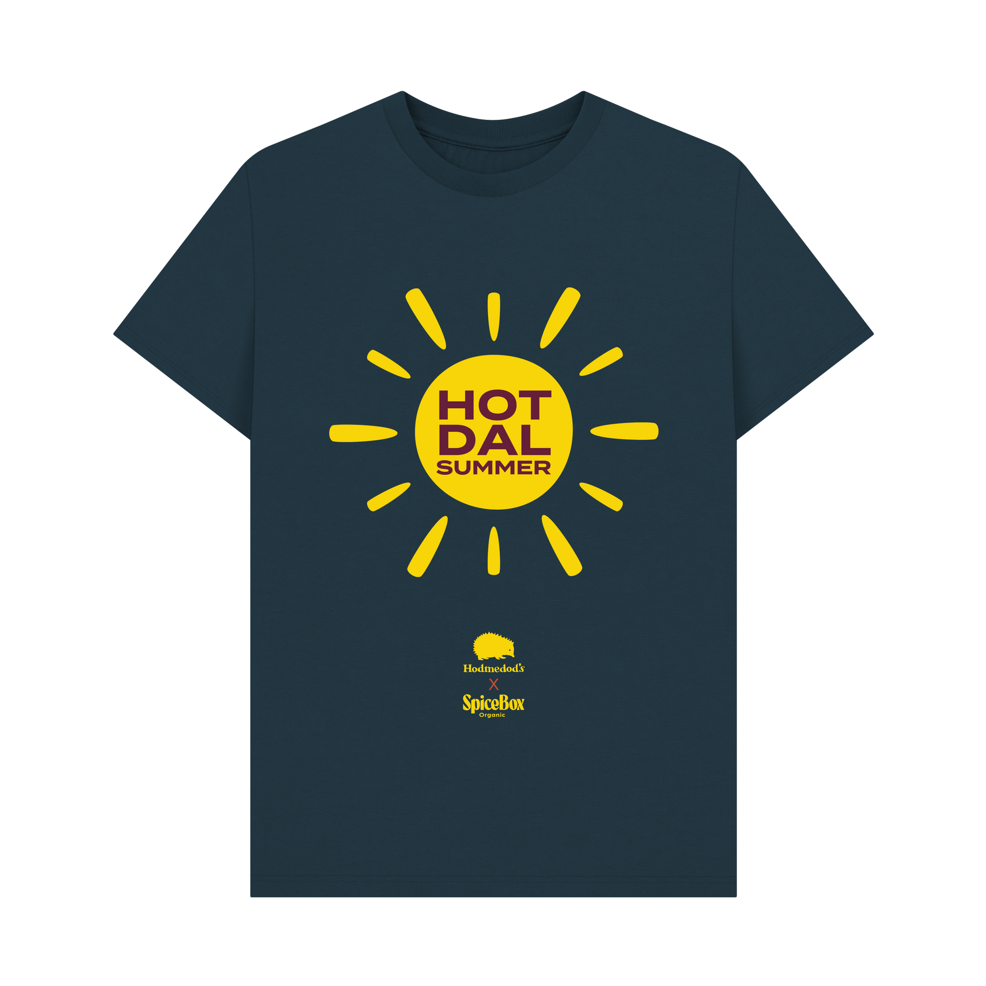 Denim Blue Printed T-shirt Front