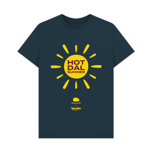 Denim Blue Printed T-shirt Front