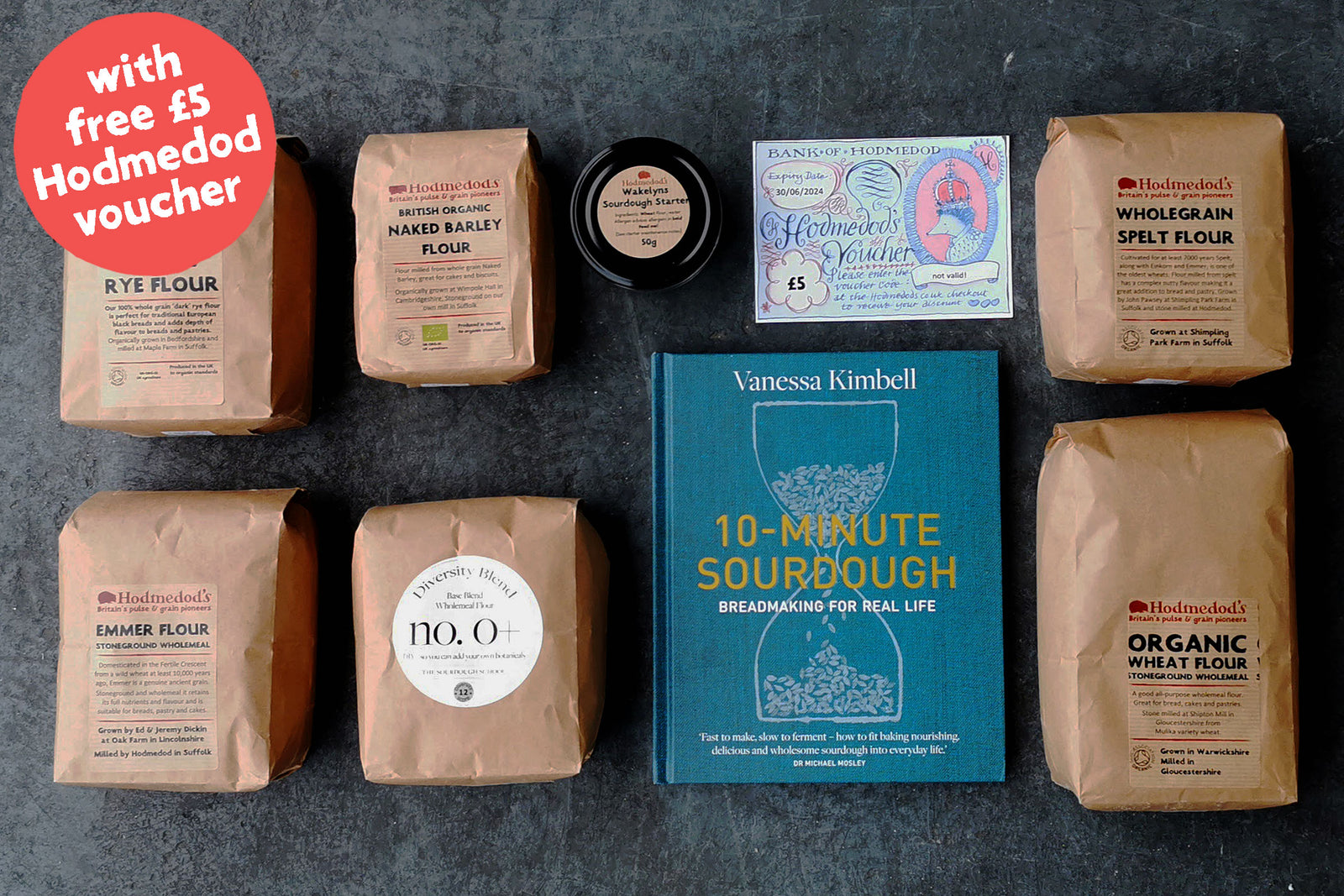 10-Minute Sourdough Bundle - Hodmedod's British Pulses & Grains