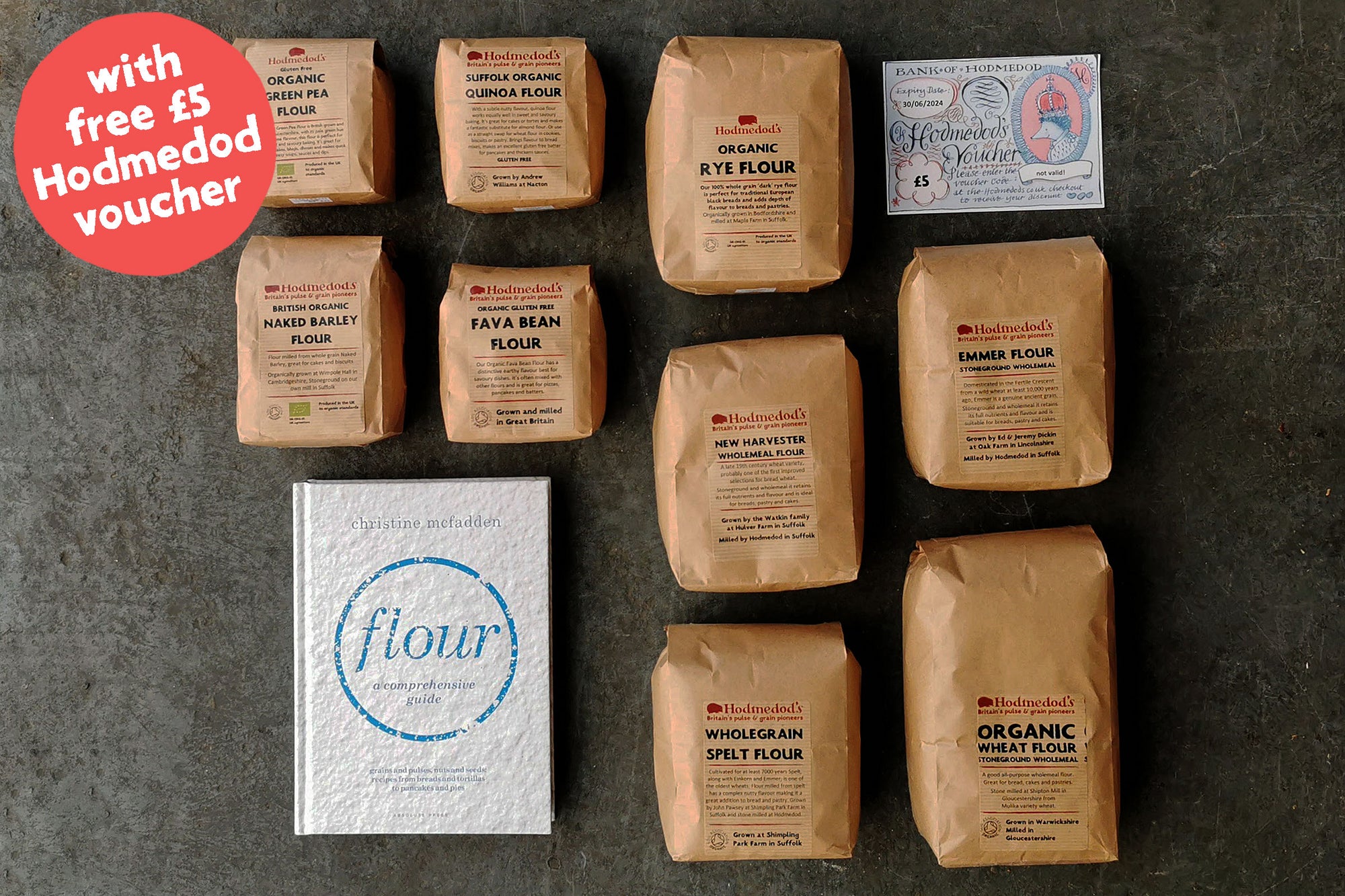 Flour Bundle - Hodmedod's British Pulses & Grains