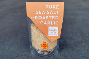 Pure Sea Salt with Roasted Garlic - Hodmedod's British Pulses & Grains