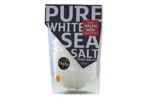 Pure White Sea Salt from Wales, Flakes - Hodmedod's British Pulses & Grains