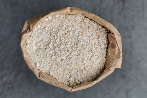 Malted Naked Oat Flour, Organic Stoneground Wholemeal - Hodmedod's British Pulses & Grains
