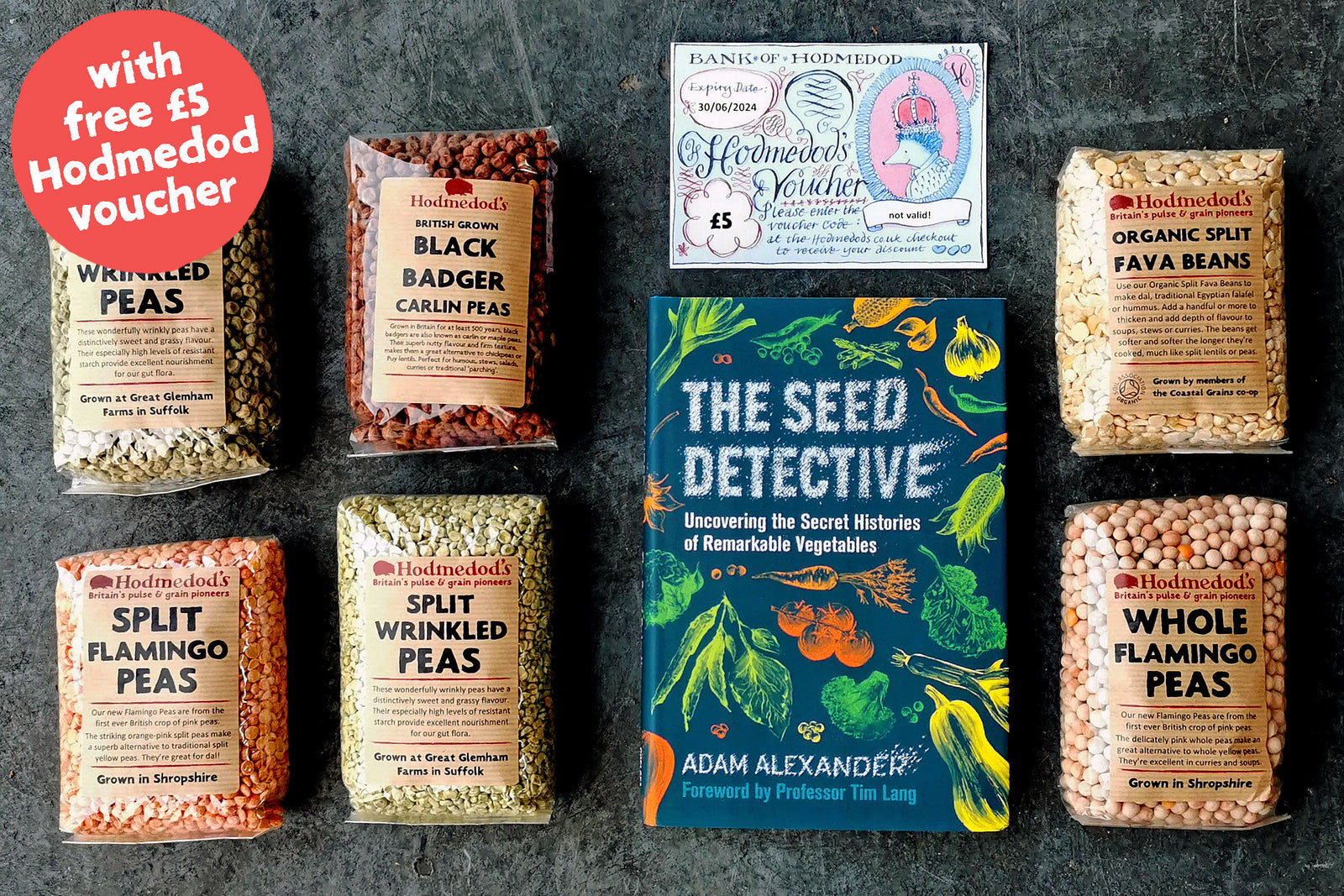 The Seed Detective Bundle - Hodmedod's British Pulses & Grains